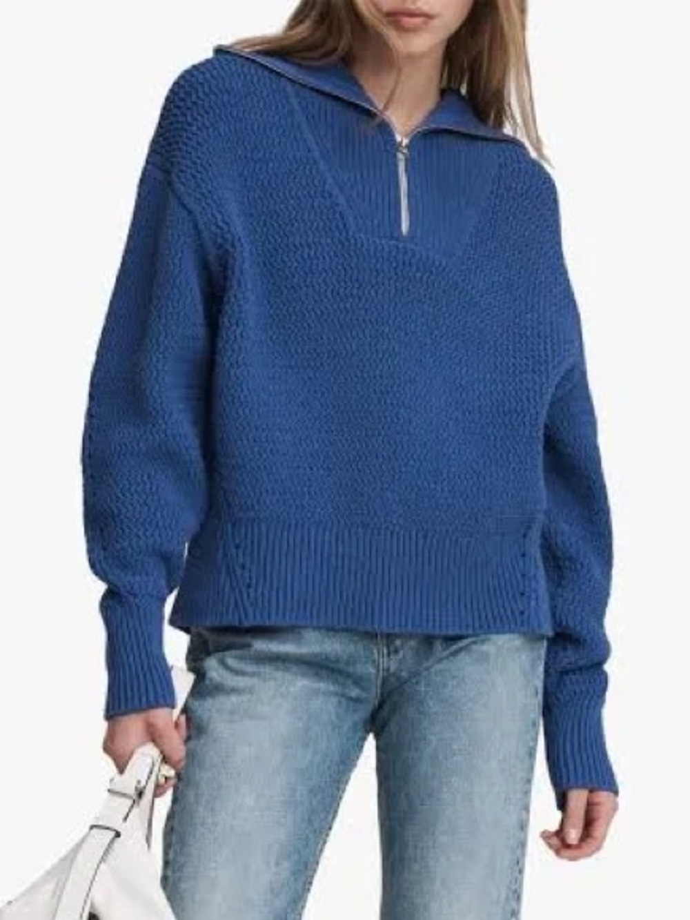 rag & bone Lena Half Zip Sweater